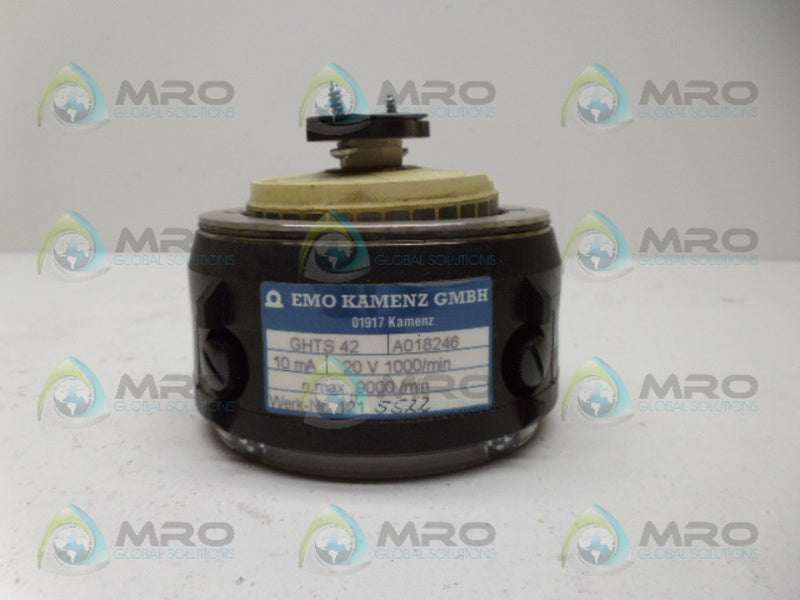 EMO KAMENZ GHTS 42 TACHOMETER GENERATOR (AS PICTURED) *NEW NO BOX*