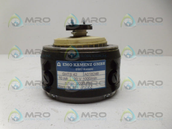 EMO KAMENZ GHTS 42 TACHOMETER GENERATOR (AS PICTURED) *NEW NO BOX*