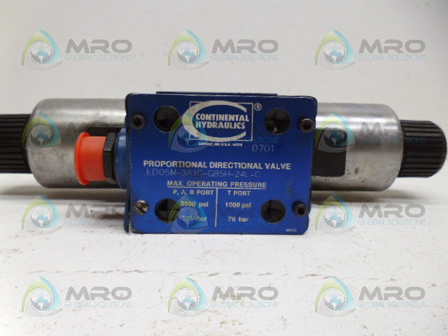 CONTINENTAL EDO5M-3A1C-GB5H-24L-C DIRECTIONAL VALVE  *NEW NO BOX*
