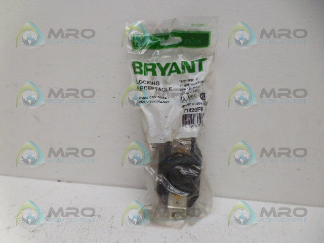 BRYANT 71420FR LOCKING RECEPTACLE *NEW IN FACTORY BAG*