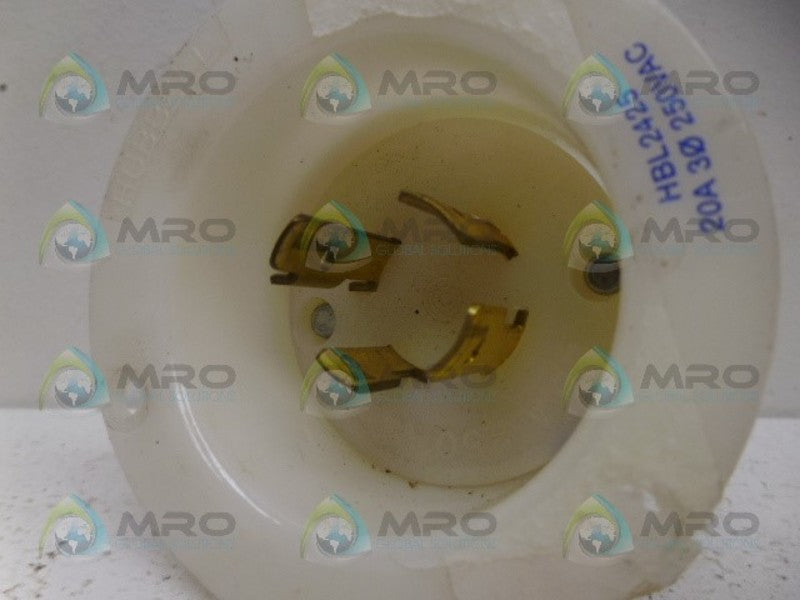 HUBBELL HBL2425 FLANGED INLET *USED*