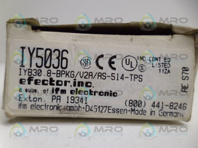 IFM EFECTOR IY5036 INDUCTIVE PROXIMITY SENSOR *NEW IN BOX*