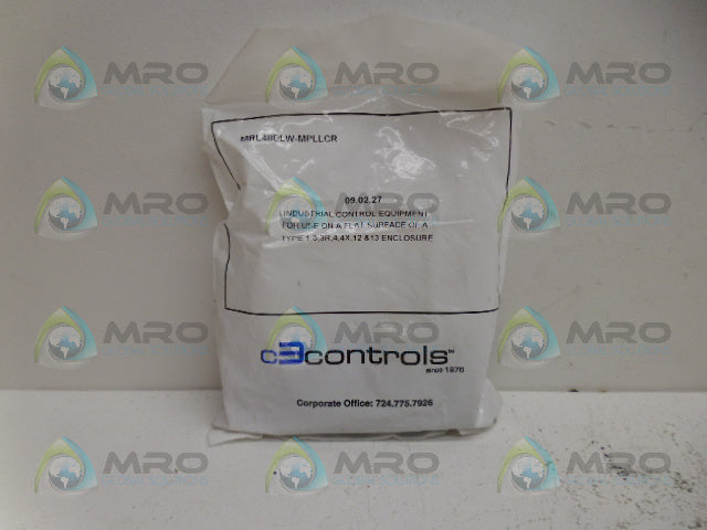 C3CONTROLS MRL48DLW-MPLLCR RESISTOR LIGHT *NEW IN FACTORY BAG*