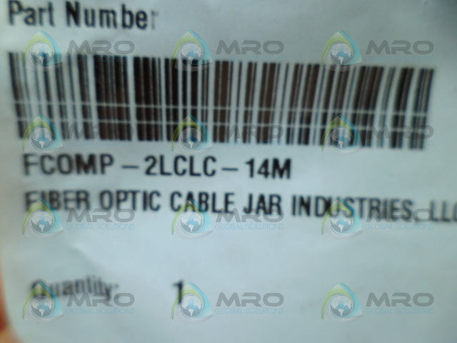 BERK-TEK FCOMP-2LCLC-14M FIBER OPTIC CABLE *NEW IN FACTORY BAG*