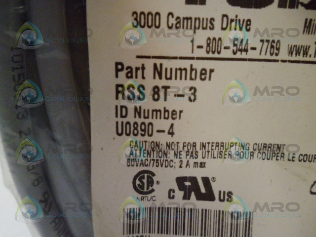 TURCK RSS8T-3 CORDSET *NEW IN FACTORY BAG*