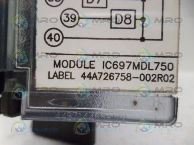 GE FANUC IC697MDL750 OUTPUT MODULE *NEW NO BOX*