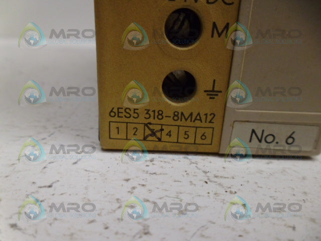 SIEMENS SIMATIC S5 6ES5318-8MA12 INTERFACE MODULE *NEW NO BOX*