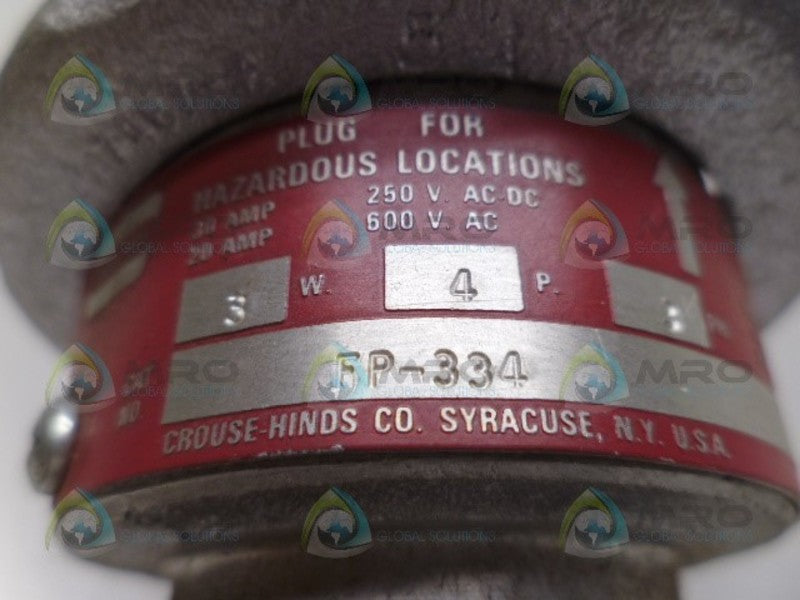 CROUSE-HINDS FP-334 * NEW NO BOX *