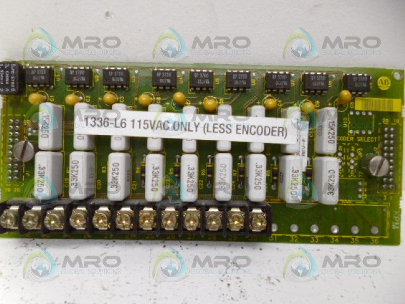ALLEN BRADLEY 1336-L6 CONTROL INTERFACE BOARD * NEW NO BOX *