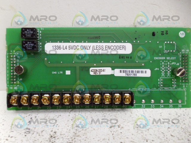 ALLEN BRADLEY 1336-L4 SER. A CONTROL INTERFACE *NEW IN BOX*