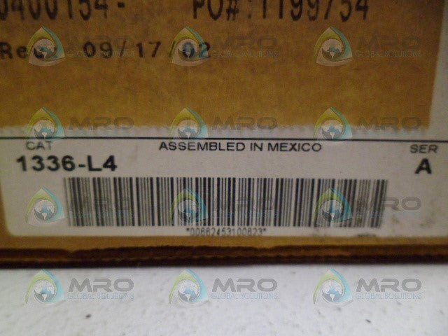 ALLEN BRADLEY 1336-L4 SER. A CONTROL INTERFACE *NEW IN BOX*