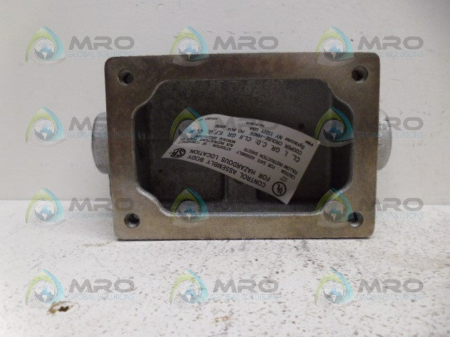 CROUSE-HINDS EDSC271 SINGLE GANG DEVICE BODY *NEW IN BOX*