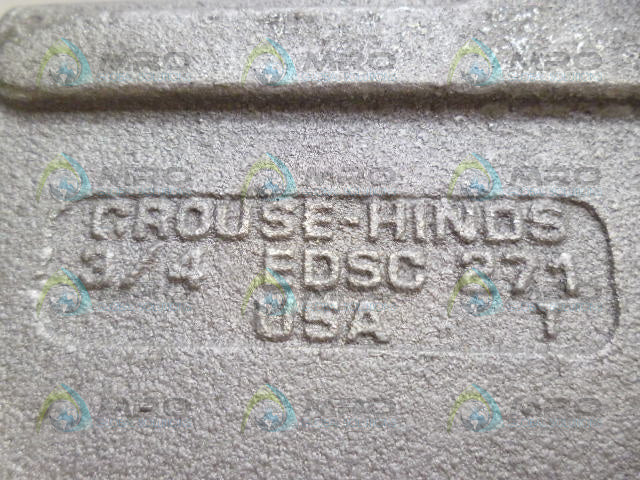 CROUSE-HINDS EDSC271 SINGLE GANG DEVICE BODY *NEW IN BOX*