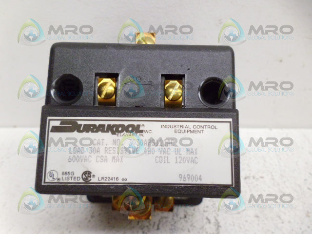DURAKOOL 3030APS120VAC CONTACTOR *NEW IN BOX*