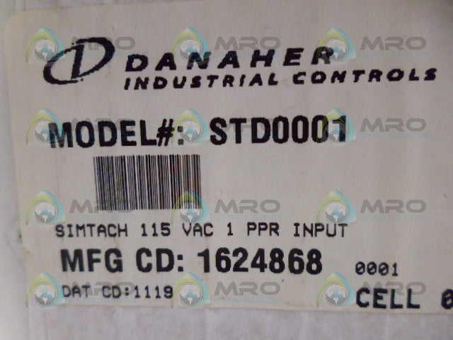 DANAHER STD0001 INPUT SPEED INDICATOR *NEW IN BOX*