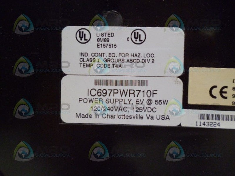 GE FANUC IC697PWR710F POWER SUPPLY *NEW NO BOX*