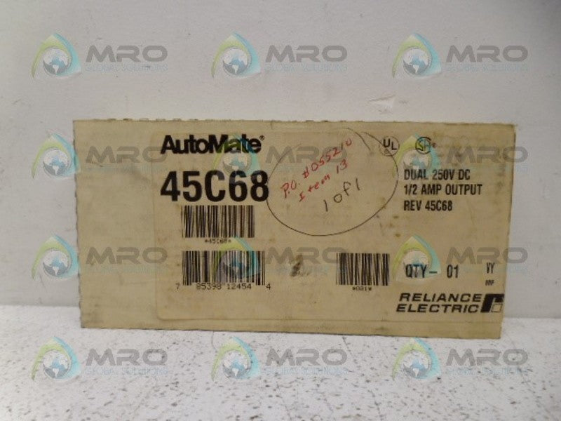 AUTOMATE 45C68 OUTPUT MODULE *NEW IN BOX*