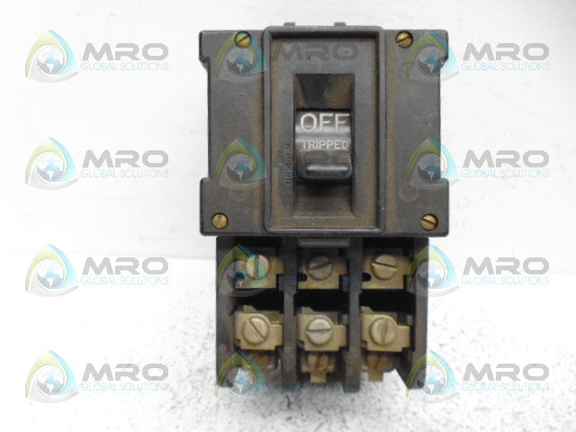 GENERAL ELECTRIC CR1062R9B MANUAL MOTOR STARTER *USED*