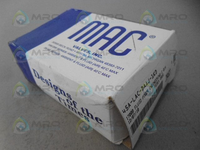 MAC 45A-LAC-DAAJ-1KD SOLENOID VALVE *NEW IN BOX*