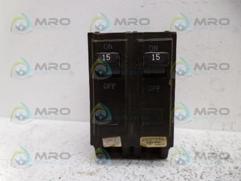 GENERAL ELECTRIC THQB2115 CIRCUIT BREAKER  NSNP