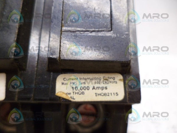 GENERAL ELECTRIC THQB2115 CIRCUIT BREAKER  NSNP