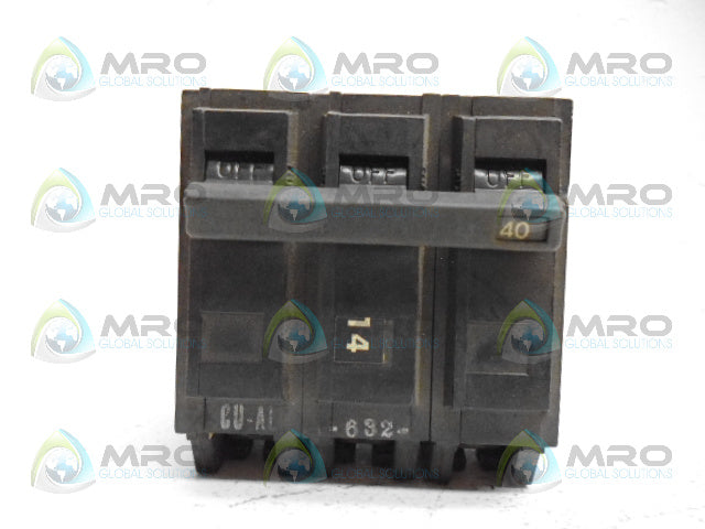 GENERAL ELECTRIC TQB32040 CIRCUIT BREAKER *USED*