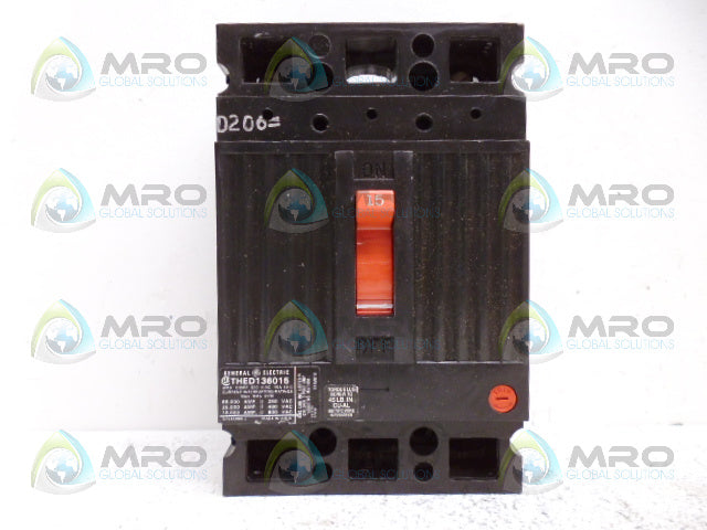 GENERAL ELECTRIC THED136015 CIRCUIT BREAKER *NEW NO BOX*