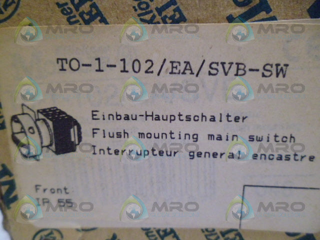 KLOCKNER MOELLER TO-1-102/EA/SVB-SW SWITCH *NEW IN BOX*