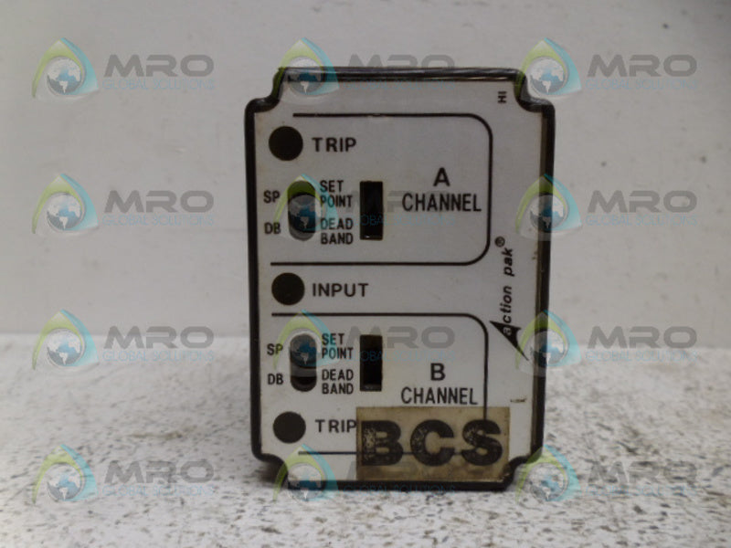 ACTION PAC 1090-2000 RELAY ALARM *USED*