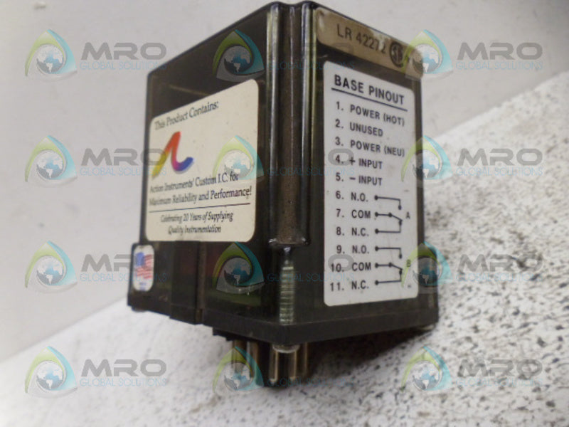 ACTION PAC 1090-2000 RELAY ALARM *USED*