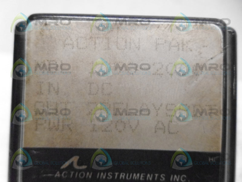 ACTION PAC 1090-2000 RELAY ALARM *USED*