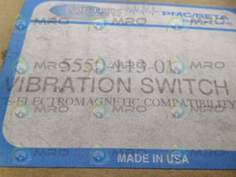 METRIX 5550-113-01 VIBRATION SWITCH *NEW IN BOX*