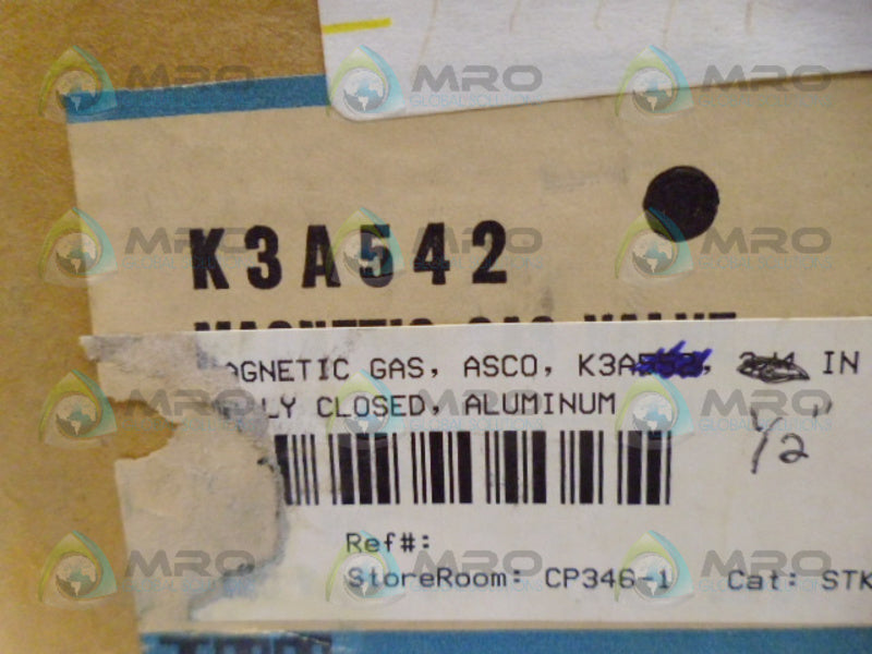 ITT K3A542 SOLENOID GAS VALVE *NEW IN BOX*