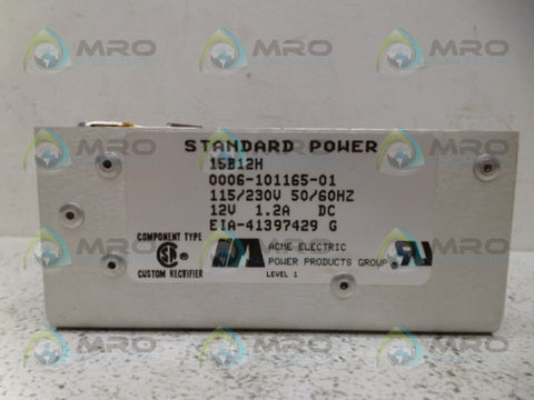 ACME 15B12H POWER SUPPLY *NEW NO BOX*