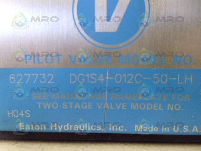 VICKERS DG1S4-012C-50-LH PILOT VALVE *NEW NO BOX*