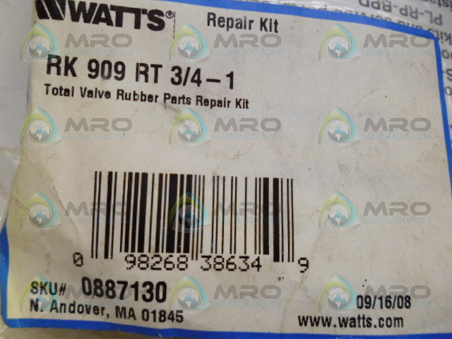 WATTS RK909-RT-3/4-1 REPAIR KIT *NEW IN FACTORY BAG*