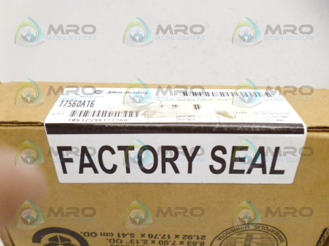 ALLEN BRADLEY CONTROLLOGIX 1756-OA16 SER. A F/W 3.2 DATE: 2008 *FACTORY SEALED*
