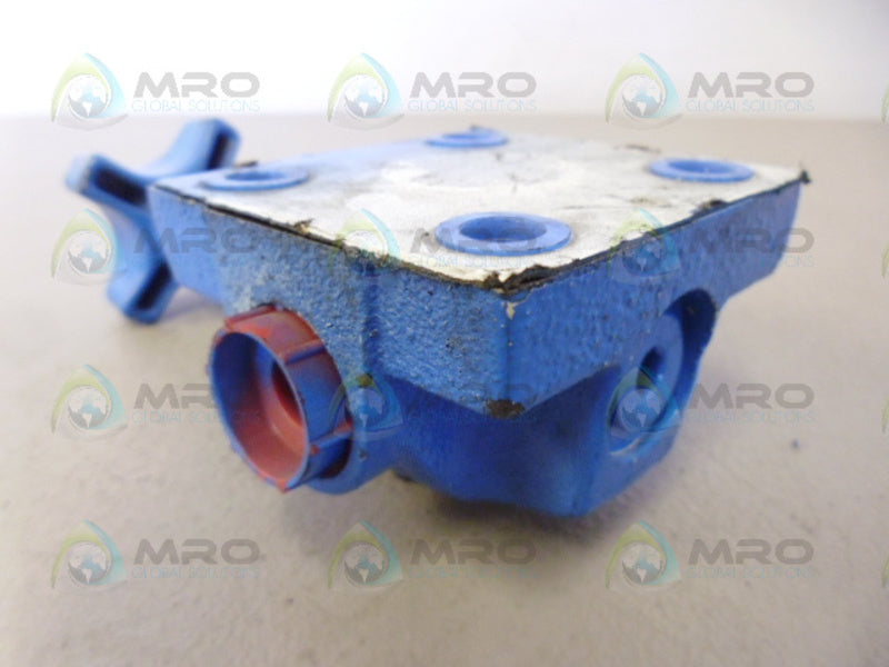 VICKERS CGR02FK30 RELIEF VALVE *USED*