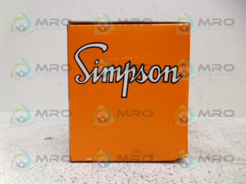 SIMPSON 1257MD PANEL METER 0-5A *NEW IN BOX*