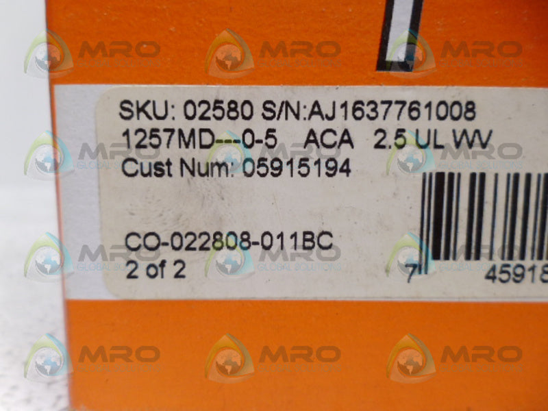 SIMPSON 1257MD PANEL METER 0-5A *NEW IN BOX*