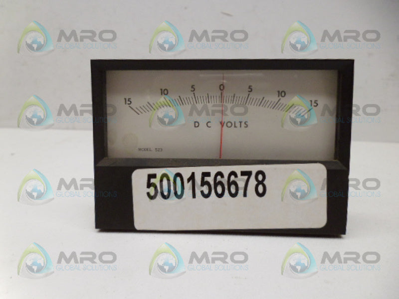 SIMPSON 523 PANEL METER 15V *NEW NO BOX*
