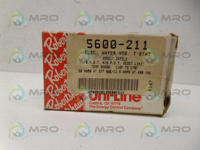 ROBERT SHAW 5600-211 WATER HEATER THERMOSTAT *NEW IN BOX*