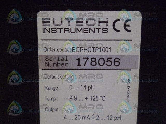 EUTECH ECPHCTP1001 CONTROLLER *USED*