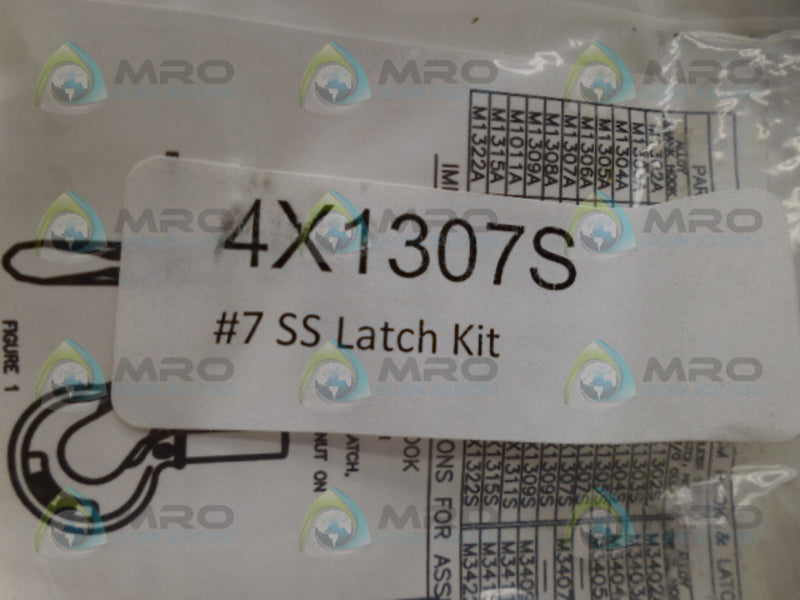 INDUSTRIAL MRO 4X1307S LATCH KIT *NEW IN FACTORY BAG*