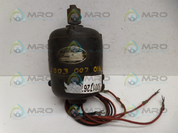 GENERAL ELECTRIC 2JD123A1A SELSYN MOTOR *USED*