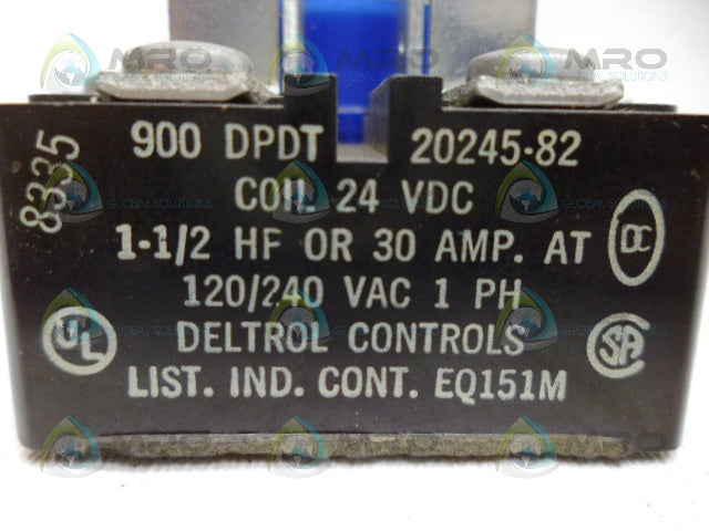 DELTROL 20245-82 RELAY *NEW NO BOX*