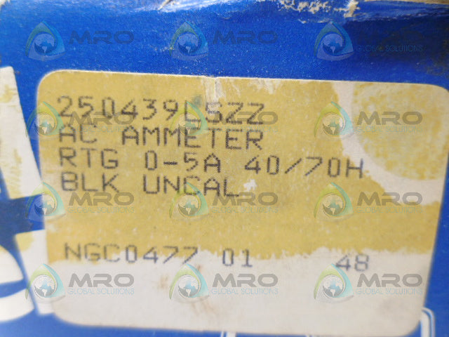 YOKOGAWA 250439LSZZ METER 5A *NEW IN BOX*