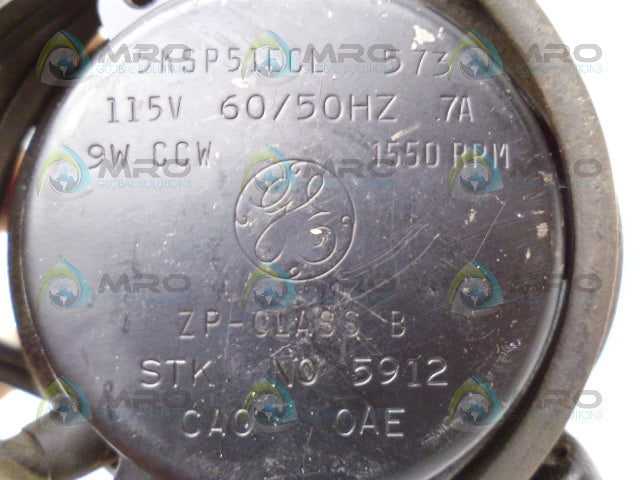 GENERAL ELECTRIC 5KSP51ECL573 BEARING FAN MOTOR *USED*