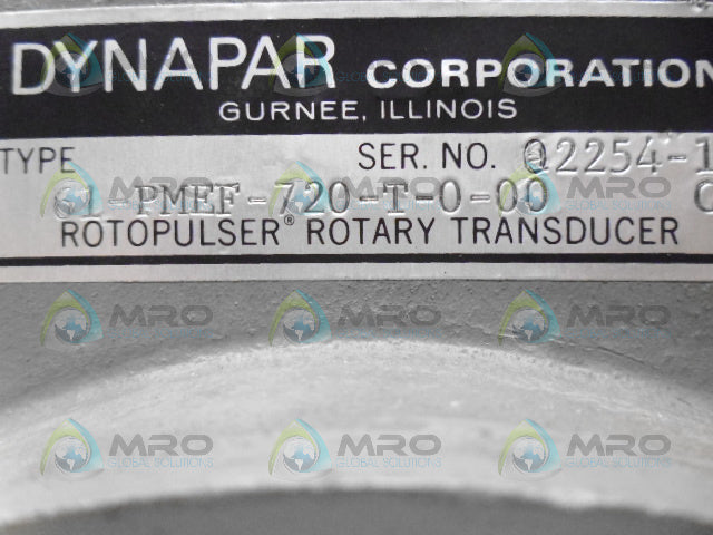 DYNAPAR 61-PMEF-720-T-0-00 ROTOPULSER *NEW NO BOX*