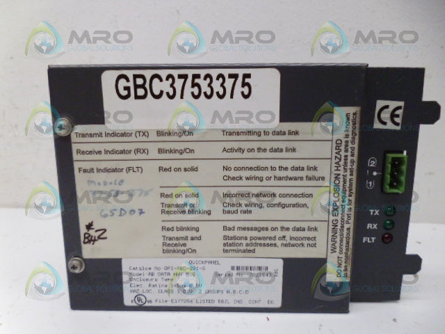 GE FANUC QPI-ABD-201-G INTERFACE MODULE *NEW NO BOX*